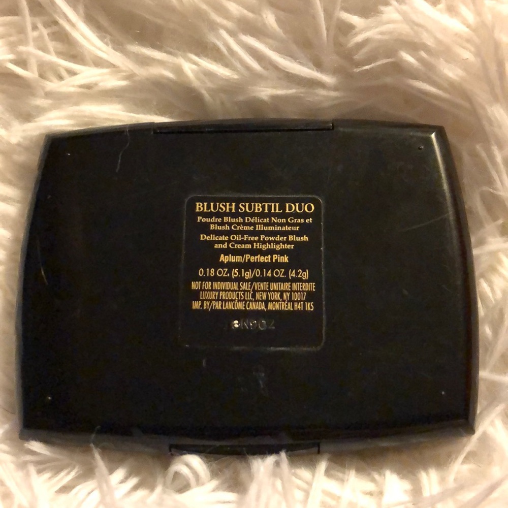 Lancôme Brand new blush duo And cream highlighter.